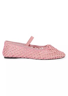 Loeffler Randall Leonie Raffia Ballet Flats