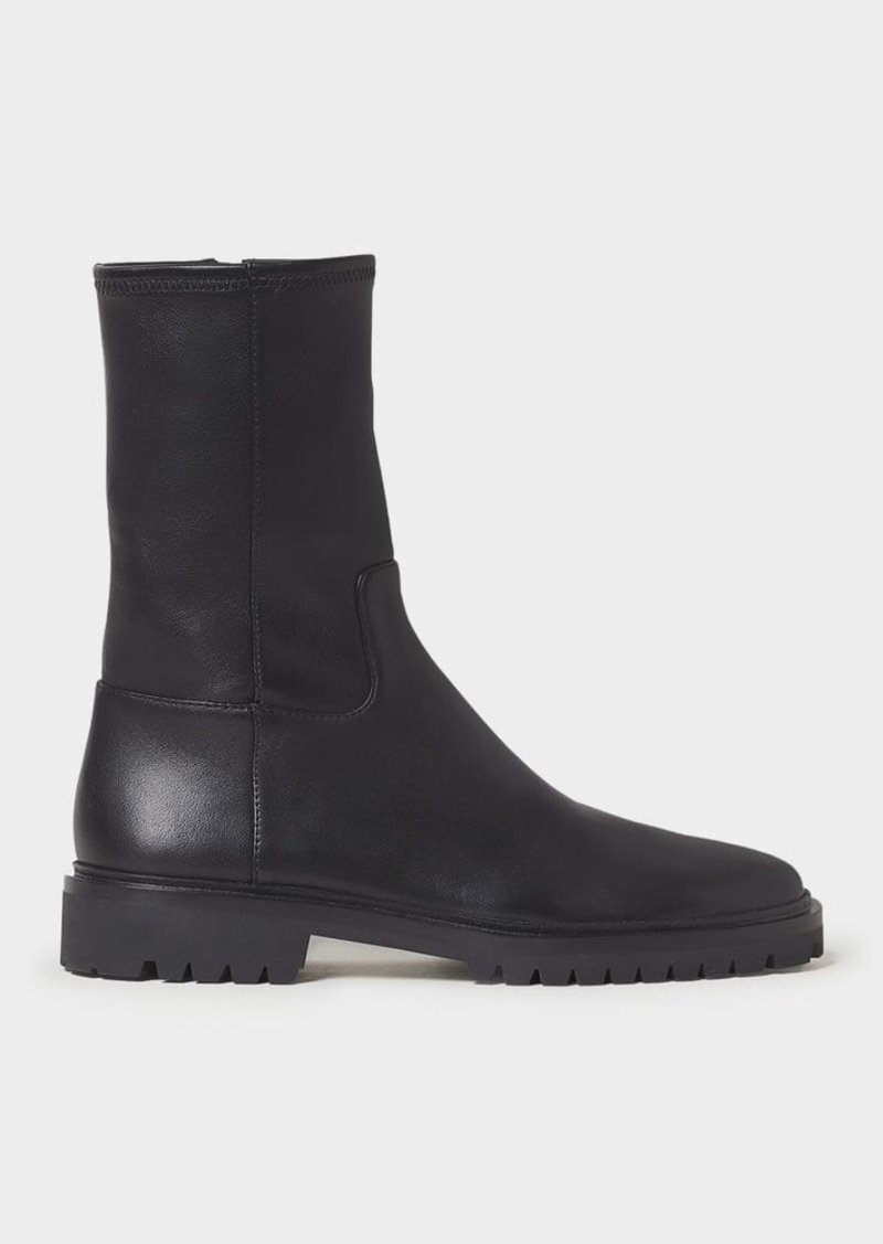 Loeffler Randall Danny Lambskin Lug-Sole Mid Boots