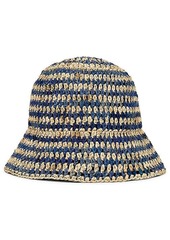 Loeffler Randall Jocelyn Raffia Bucket Hat