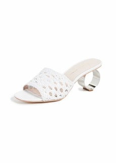 LOEFFLER RANDALL Women's BRETTE-WL Slide Sandal optic white