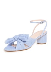 Loeffler Randall Women's Dahlia Pleated Knot Mule with Ankle Strap Pump