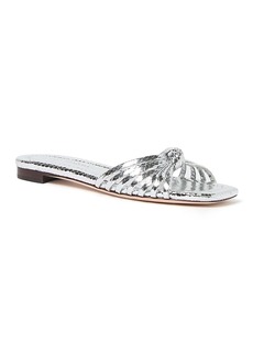Loeffler Randall Women's Izzie Knot Flat Slide Sandals