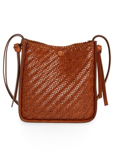 Loeffler Randall Woven Leather Crossbody Bag in Timber Brown at Nordstrom