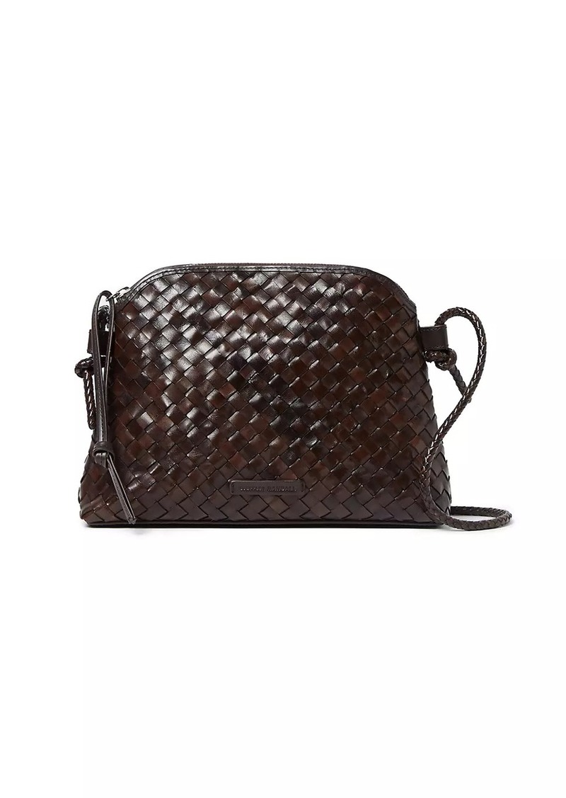 Loeffler Randall Mallory Woven Leather Crossbody Bag