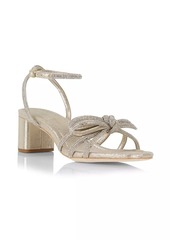 Loeffler Randall Mikel Crystal-Embellished Suede Sandals