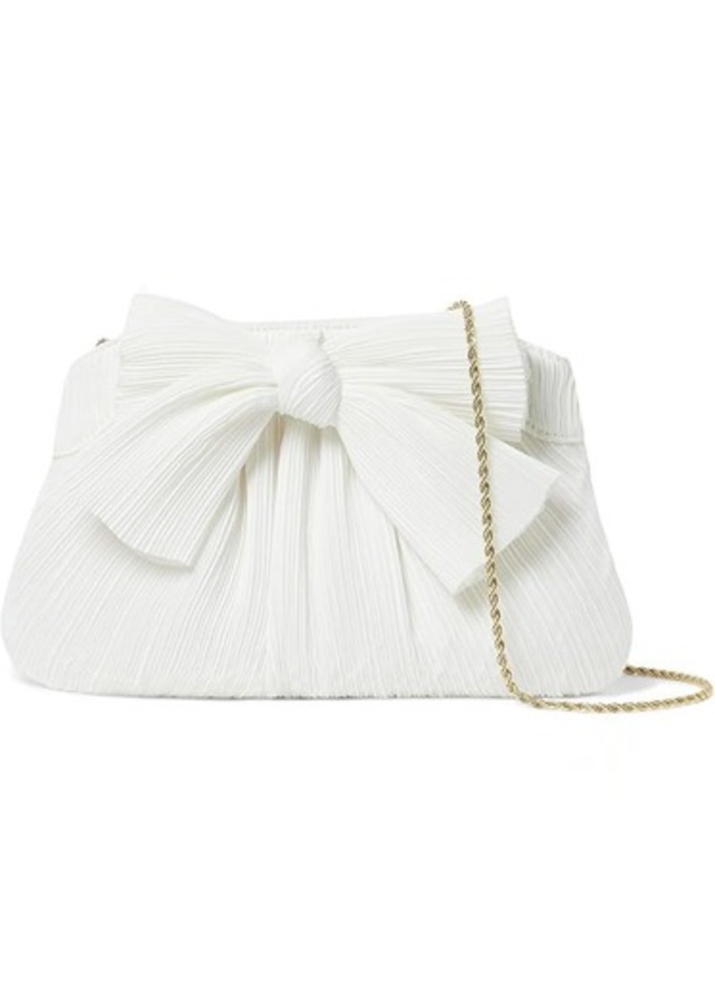 Loeffler Randall Rayne Pleated Bow Clutch