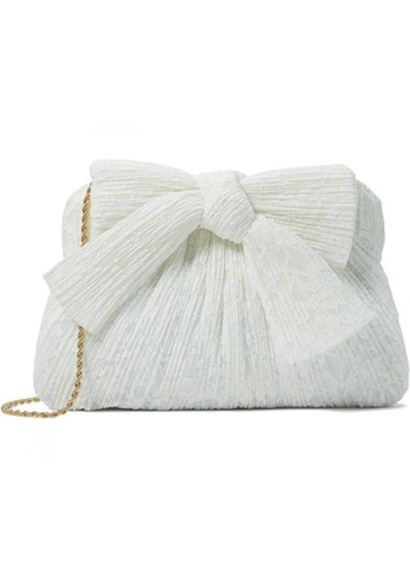 Loeffler Randall Rayne Pleated Frame Clutch With Bow