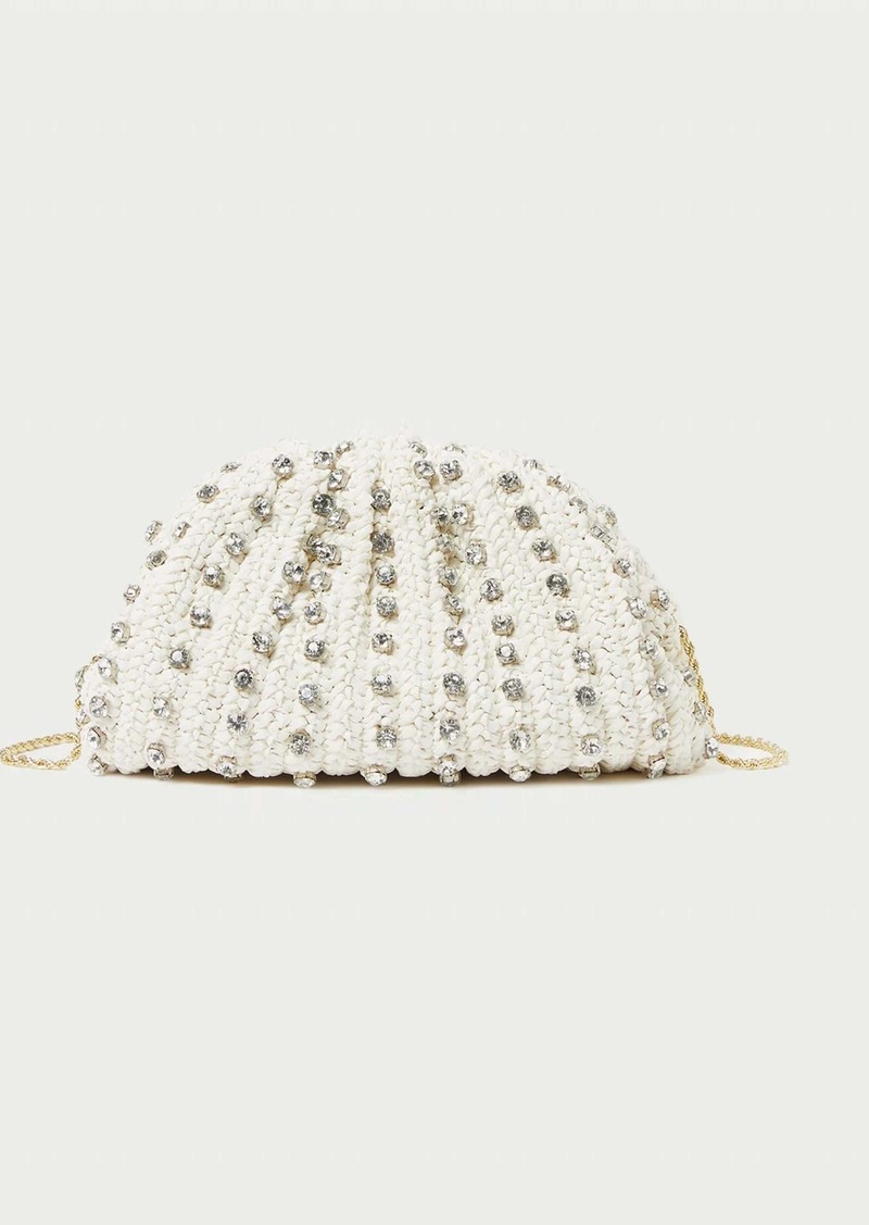 Loeffler Randall Women's Bailey Dome Clutch In White