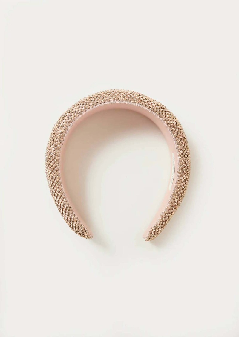 Loeffler Randall Women's Bellamy Headband In Diamante Light Peach