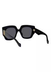 Loewe Anagram 50MM Geometric Sunglasses