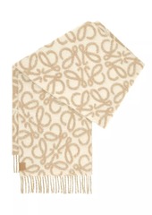 Loewe Anagram Alpaca-Blend Scarf