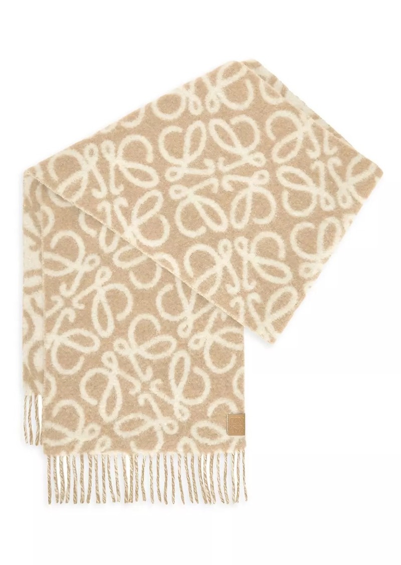 Loewe Anagram Alpaca-Blend Scarf