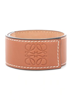 Loewe Anagram leather snap bracelet