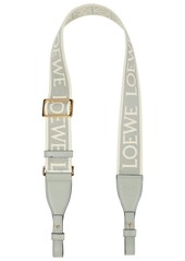 Loewe Anagram leather-trimmed bag strap