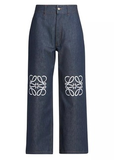 Loewe Anagram Mid-Rise Baggy Jeans