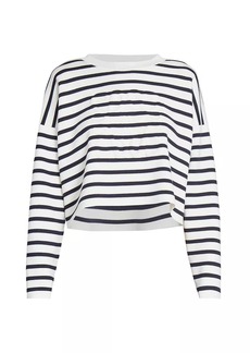 Loewe Anagram Striped Wool-Blend Sweater