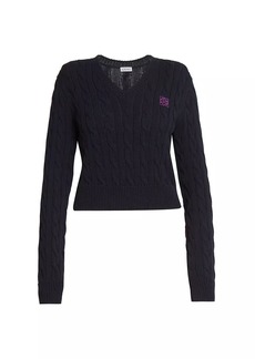 Loewe Anagram V-Neck Sweater