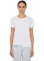Loewe Asymmetric Cotton Jersey T-shirt