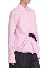 Loewe Belted Cotton-Blend Shirt