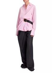 Loewe Belted Cotton-Blend Shirt