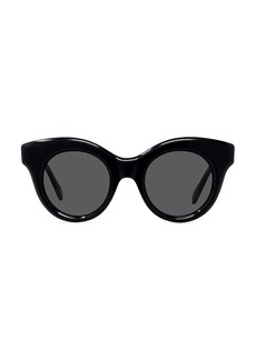 Loewe Curvy 49MM Round Sunglasses