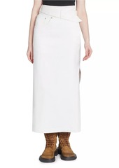 Loewe Deconstructed Denim Midi-Skirt