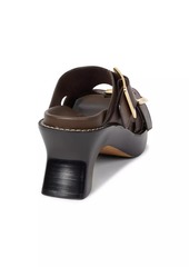 Loewe Ease Heel 90MM Leather Slides