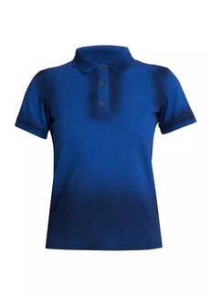 Loewe Faded Stretch Cotton Polo Shirt