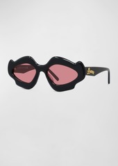 Loewe Flame Acetate Oval Sunglasses 