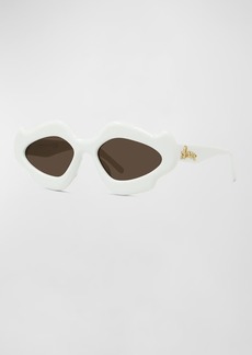 Loewe Flame Acetate Oval Sunglasses 