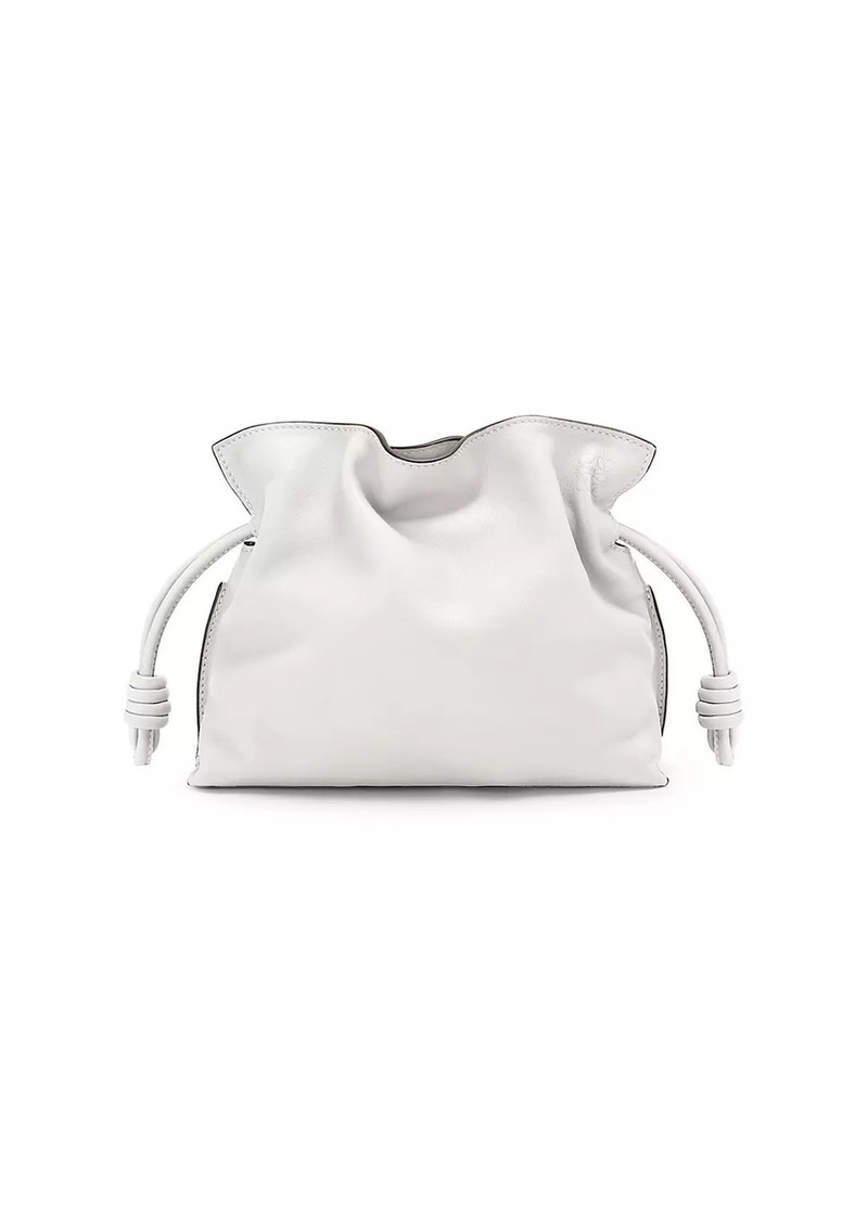 Loewe Flamenco Leather Drawstring Clutch