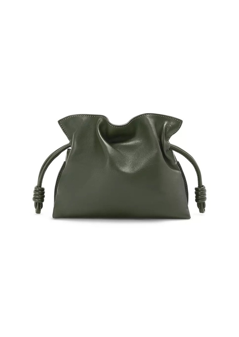 Loewe Flamenco Mini Leather Clutch