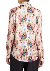 Loewe Floral Silk-Cotton Shirt