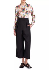 Loewe Floral Silk-Cotton Shirt