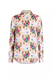 Loewe Floral Silk-Cotton Shirt