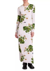 Loewe Floral Tube Maxi Dress