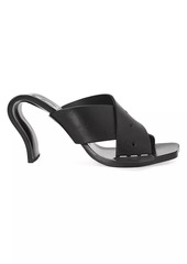 Loewe Gala 90MM Sculptural-Heel Leather Sandals