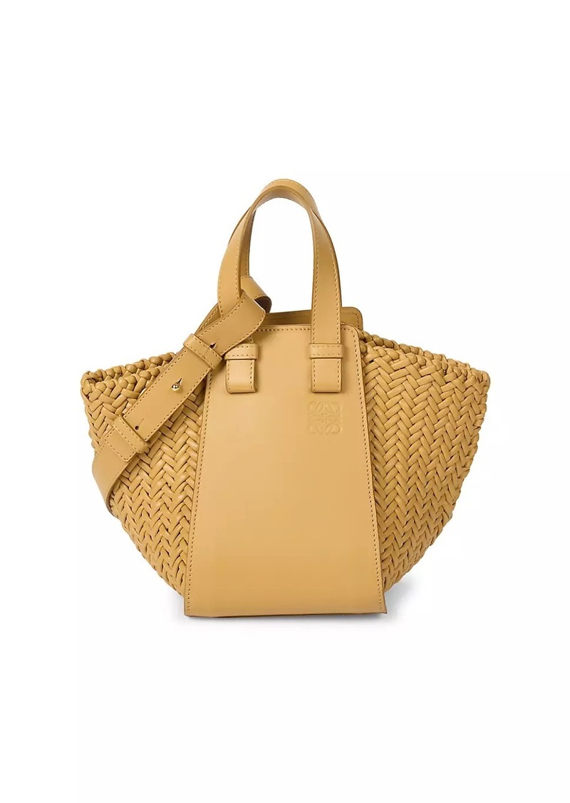 Loewe Hammock Small Textured-Leather Shoulder Bag