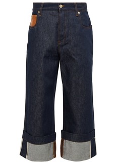 Loewe High-rise cropped jeans