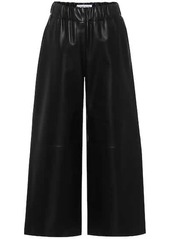 Loewe High-rise cropped leather pants