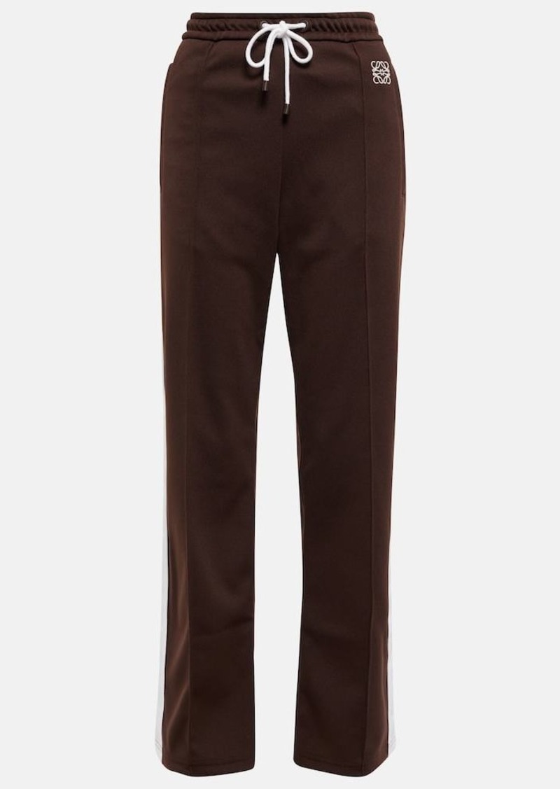 Loewe High-rise straight track pants