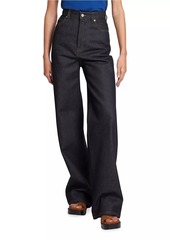 Loewe High-Rise Wide-Leg Jeans