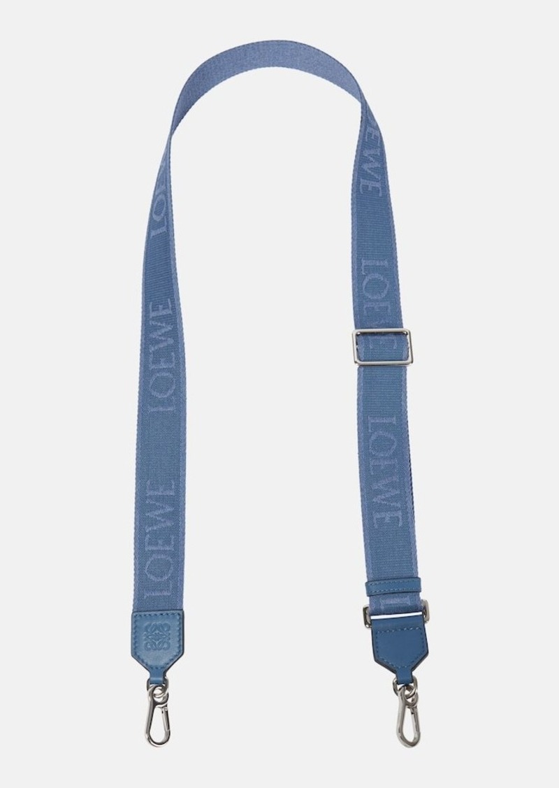 Loewe Paula's Ibiza jacquard shoulder strap