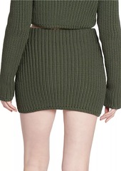 Loewe Knit Body-Con Miniskirt