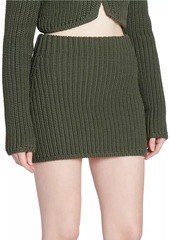 Loewe Knit Body-Con Miniskirt