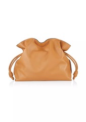 Loewe Large Flamenco Knot Leather Clutch