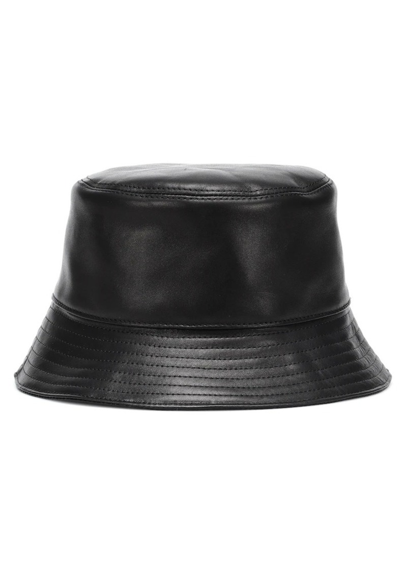 Loewe Leather bucket hat