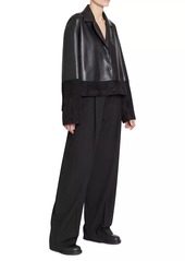 Loewe Leather Pajama Blouse