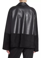 Loewe Leather Pajama Blouse