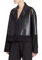 Loewe Leather Pajama Blouse